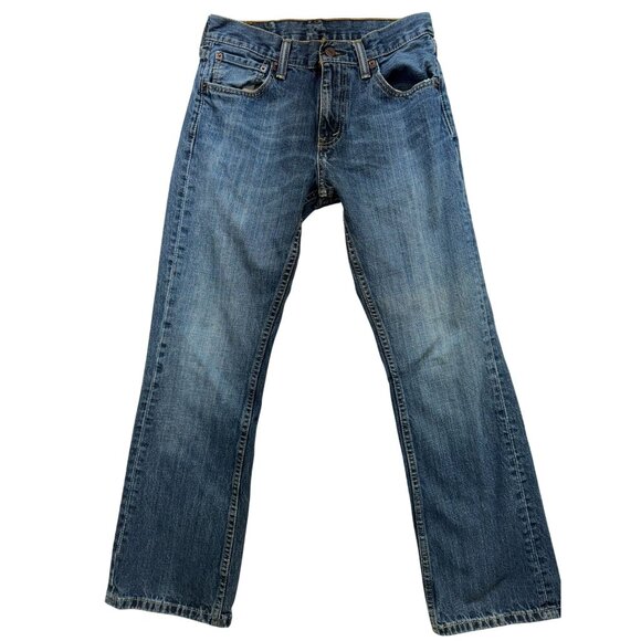 Levis Mens Straight Jeans Size  W30 X L30 Blue Medium Wash Pockets Casual Y2K - Picture 1 of 13